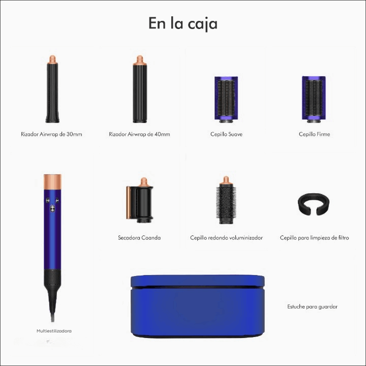 Multiestilizador 5 en 1 | Dup Dyson Airwrap Morado |
