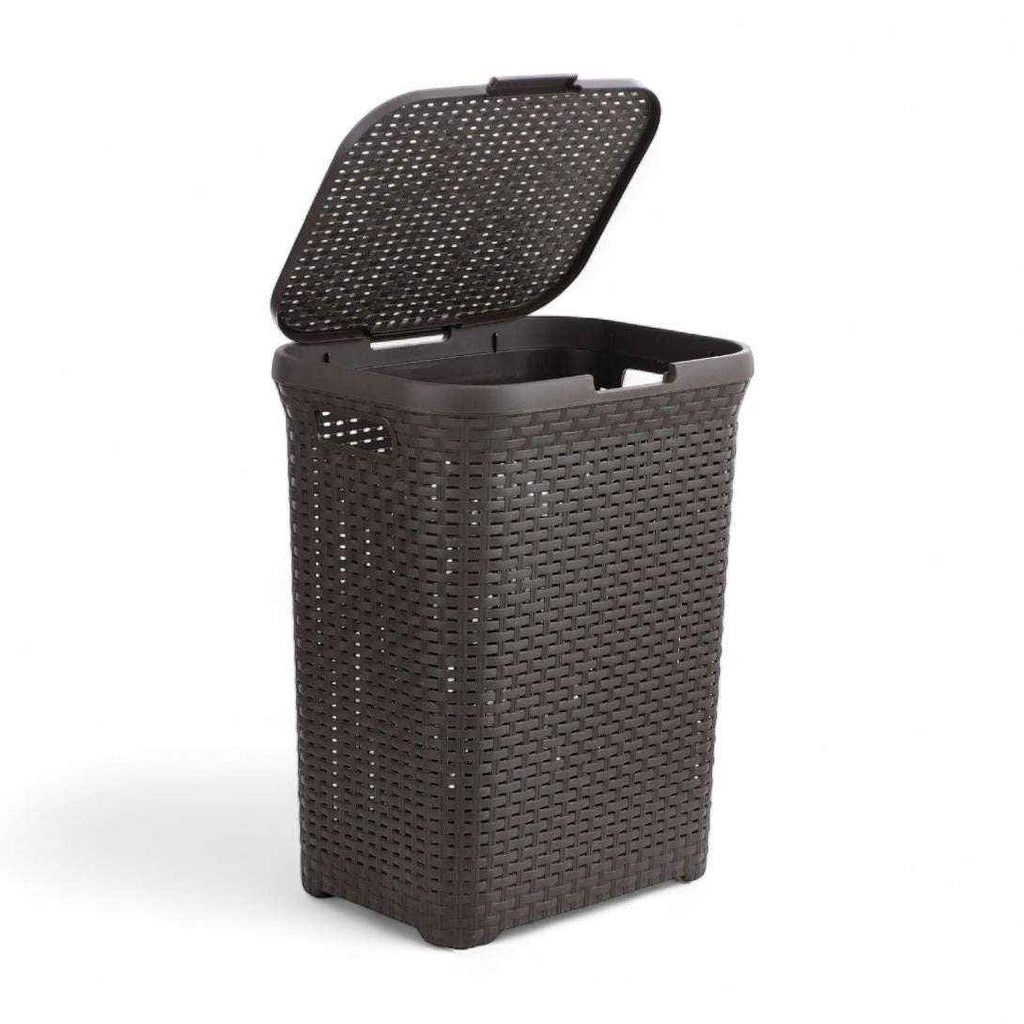 Canasto de Ropa Sucia Rattan | Elegante, Resistente y con Tapa
