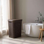 Canasto de Ropa Sucia Rattan | Elegante, Resistente y con Tapa