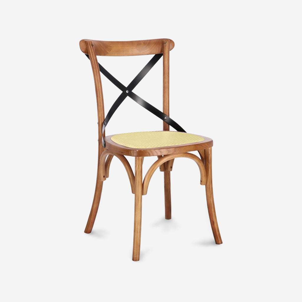 Pack 4 Sillas Crossback Madera Natural 