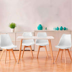 Silla Tulip Blanca| Diseño Moderno y Confort para tu Hogar