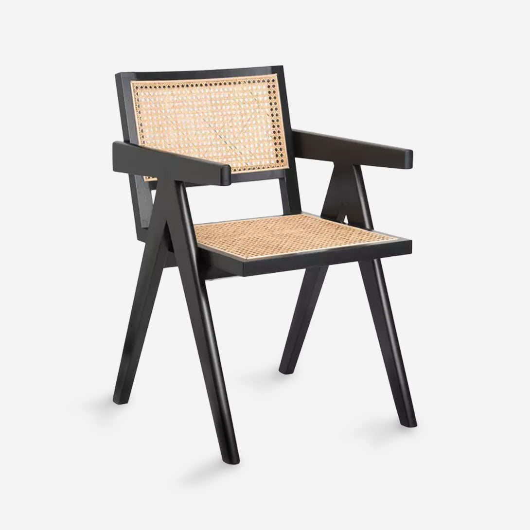 Silla Chandigarh Madera Negro