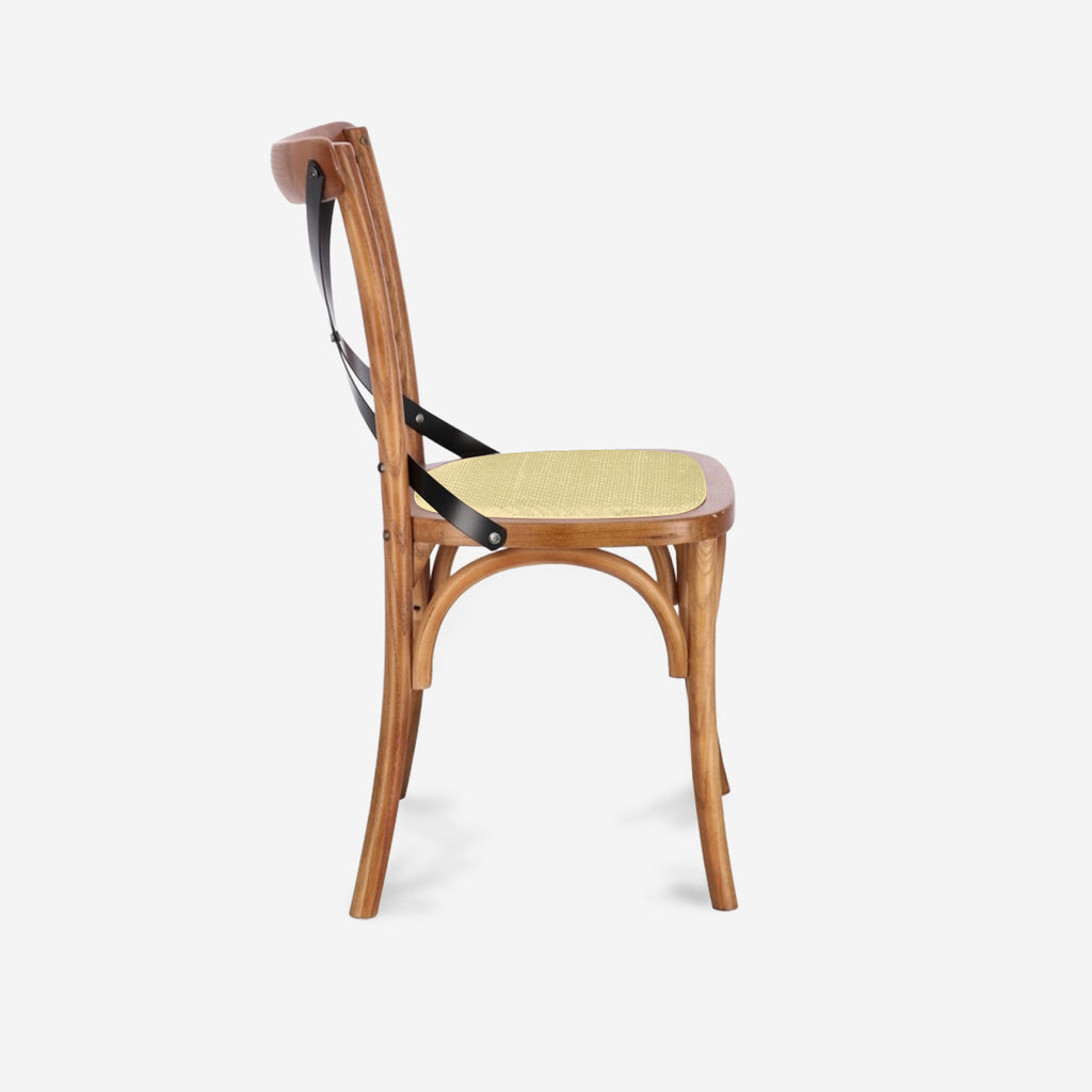 Pack 4 Sillas Crossback Madera Natural 