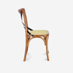 Pack 4 Sillas Crossback Madera Natural 
