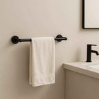 Set de Accesorios de Baño Negro Mate (5 Piezas) | Estilo y Organización