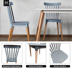 Pack 6 Sillas Windsor Gris