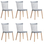Pack 6 Sillas Windsor Gris