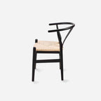 Silla Wishbone Madera Negro