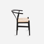 Pack 4 Sillas Wishbone Negras | Diseño Elegante y Ligero