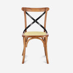 Pack 4 Sillas Crossback Madera Natural 