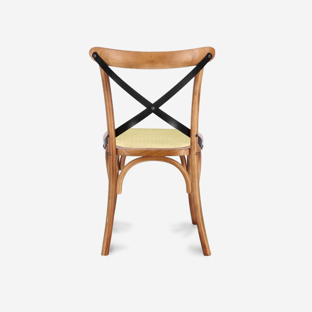 Pack 4 Sillas Crossback Madera Natural 