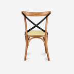 Pack 4 Sillas Crossback Madera Natural 