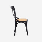 Silla Crossback Madera Negro