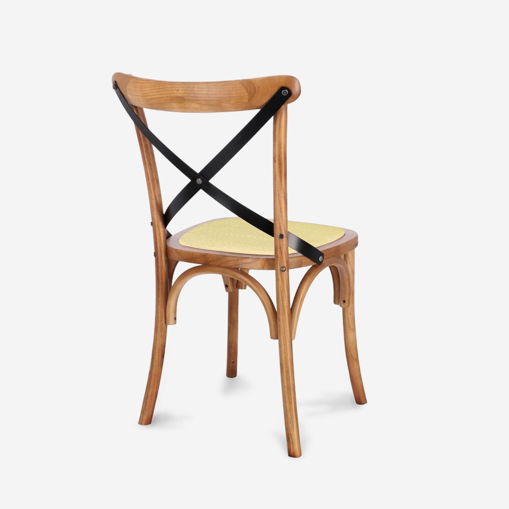 Pack 4 Sillas Crossback Madera Natural 