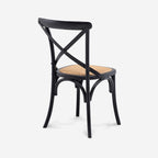 Silla Crossback Madera Negro