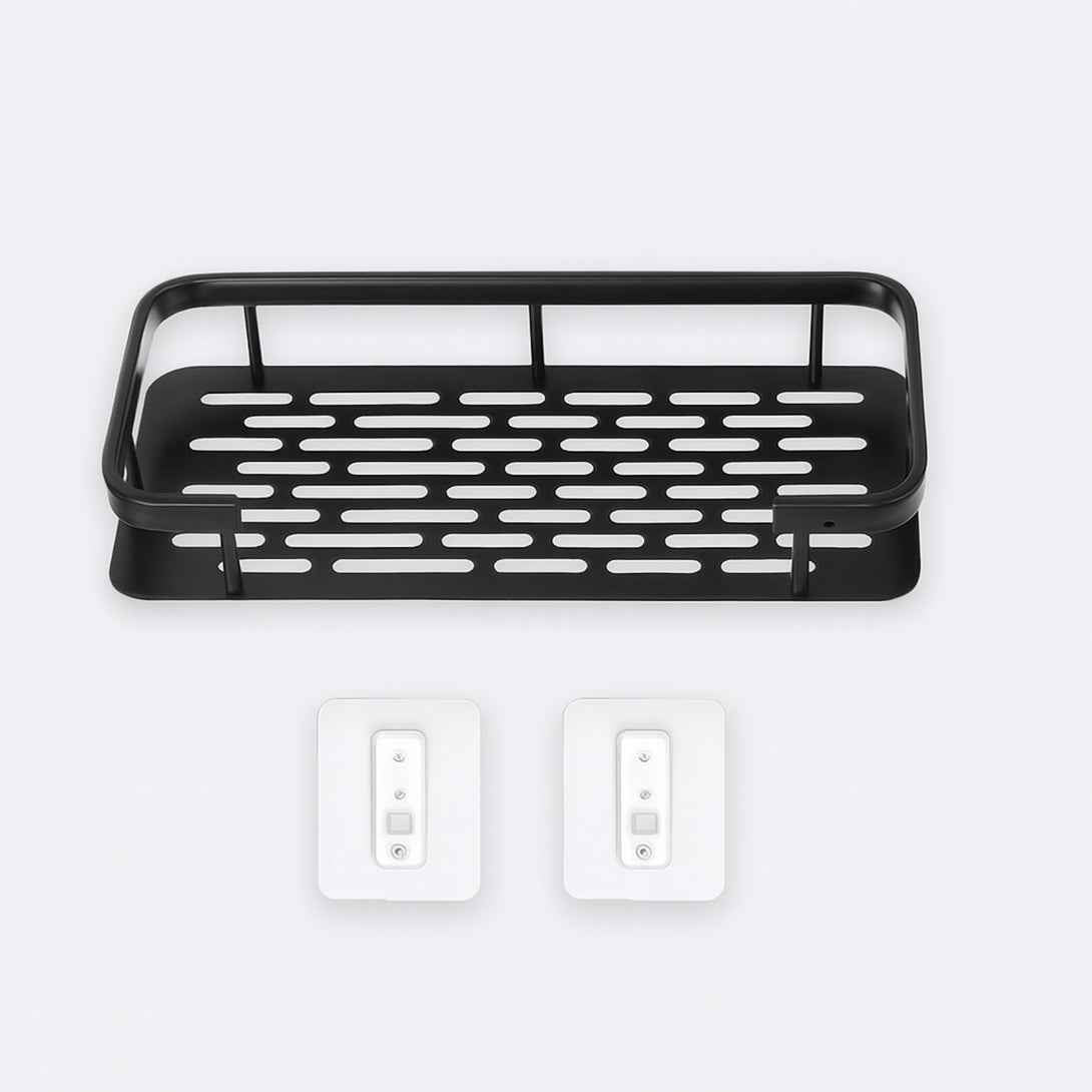Organizador de Baño Negro | Acero Inoxidable y Resistente