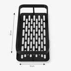 Organizador de Baño Negro | Acero Inoxidable y Resistente