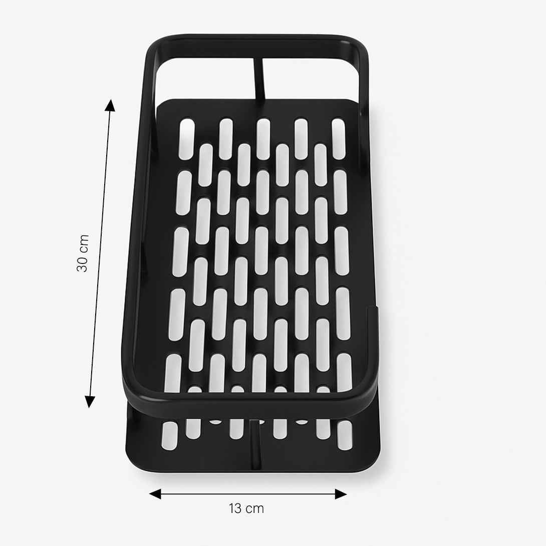 Organizador de Baño Negro | Acero Inoxidable y Resistente