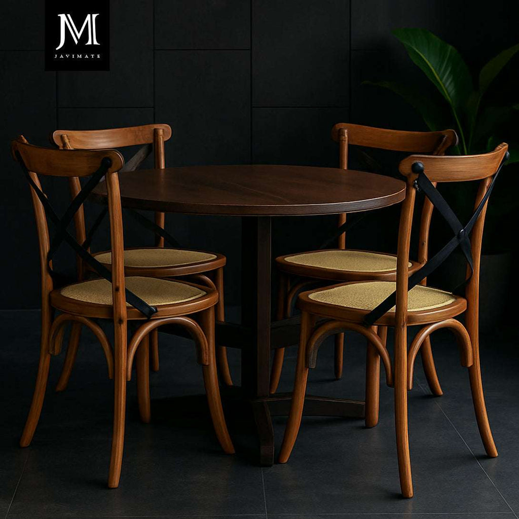 Silla Crossback Madera Natural