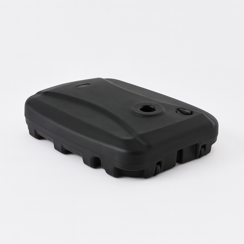 Base para Quitasol Plástica Rellenable con Ruedas | Color Negro | Alta Durabilidad