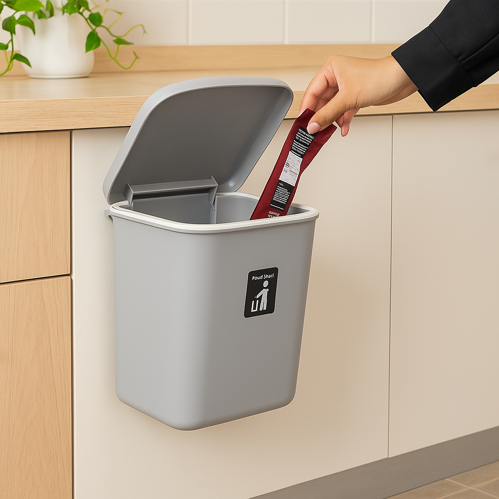 Basurero Colgante para Cocina | Práctico, Sellado y Sin Olores