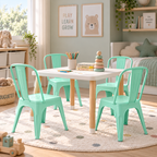 Pack 4 Sillas Infantiles Tolix de Polipropileno - COLORES