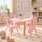 Pack 4 Sillas Infantiles Tolix de Polipropileno - COLORES