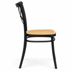 Silla Danubio Top de Polipropileno – Blanco y Negro