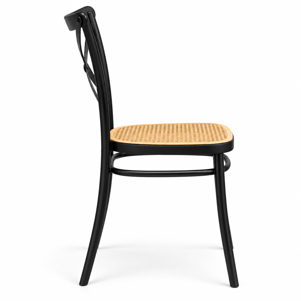Silla Danubio Top de Polipropileno – Blanco y Negro