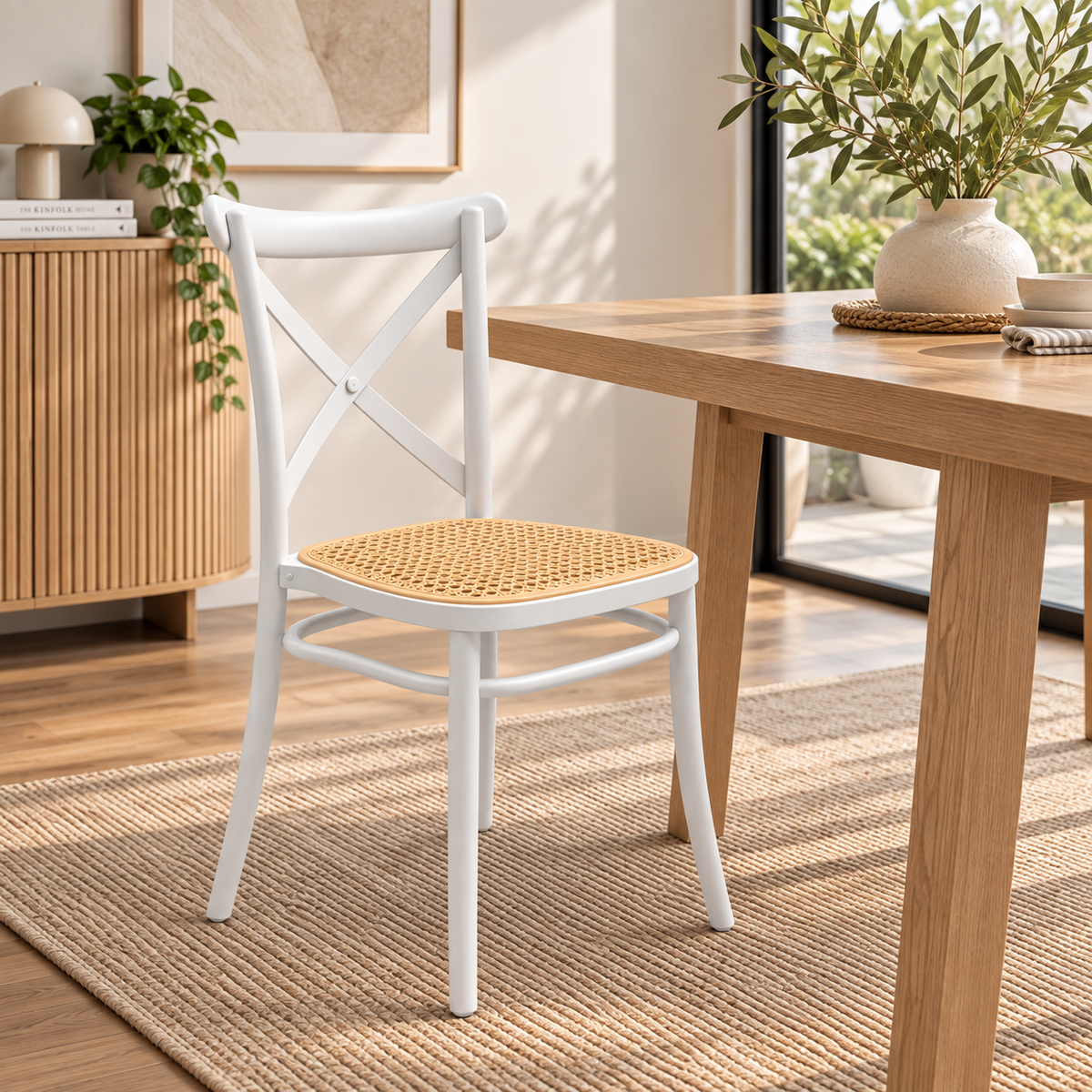 Silla Danubio Top de Polipropileno – Blanco y Negro