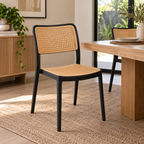 Silla Delta de Polipropileno – Blanco y Negro