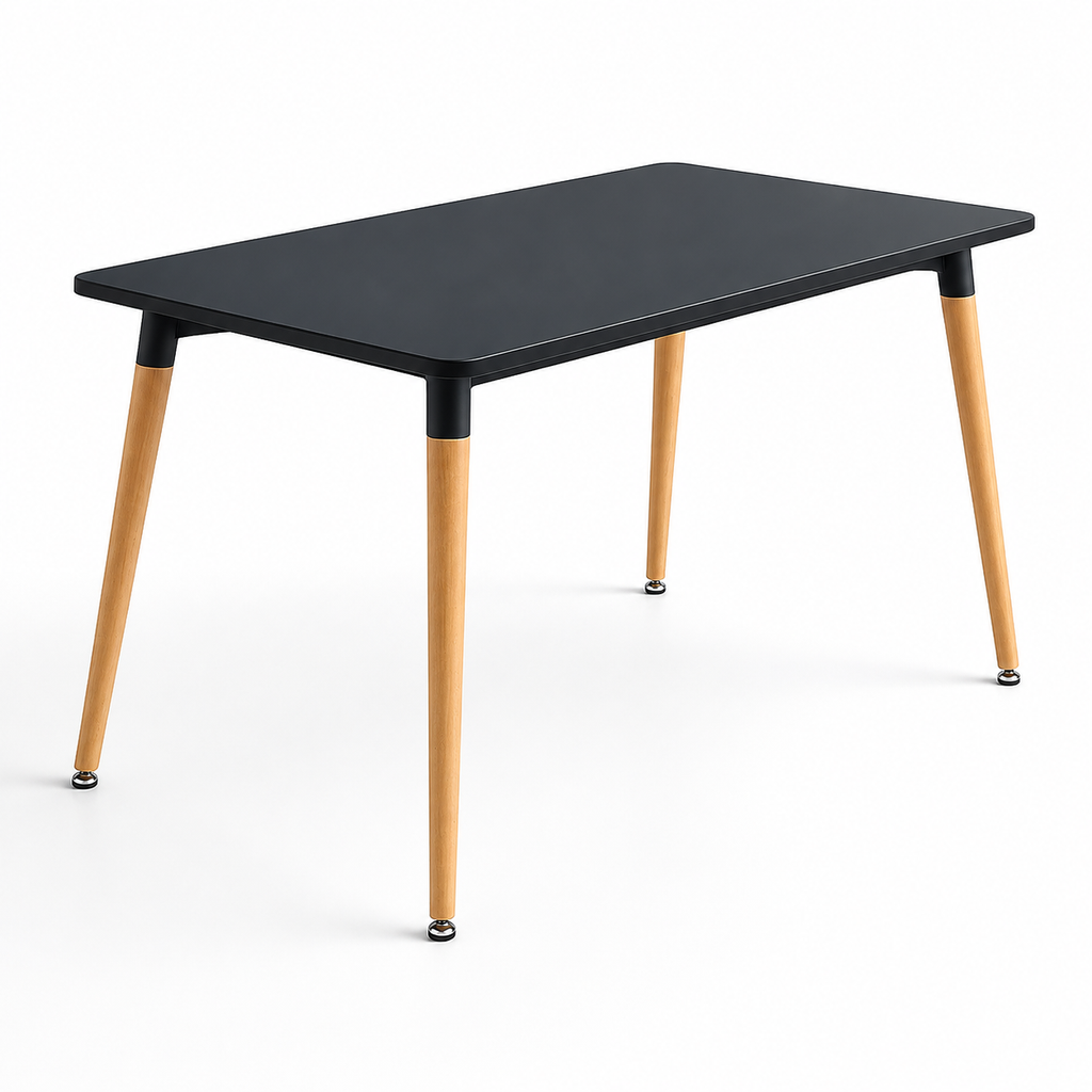 Mesa Eames Rectangular Claisca Negro
