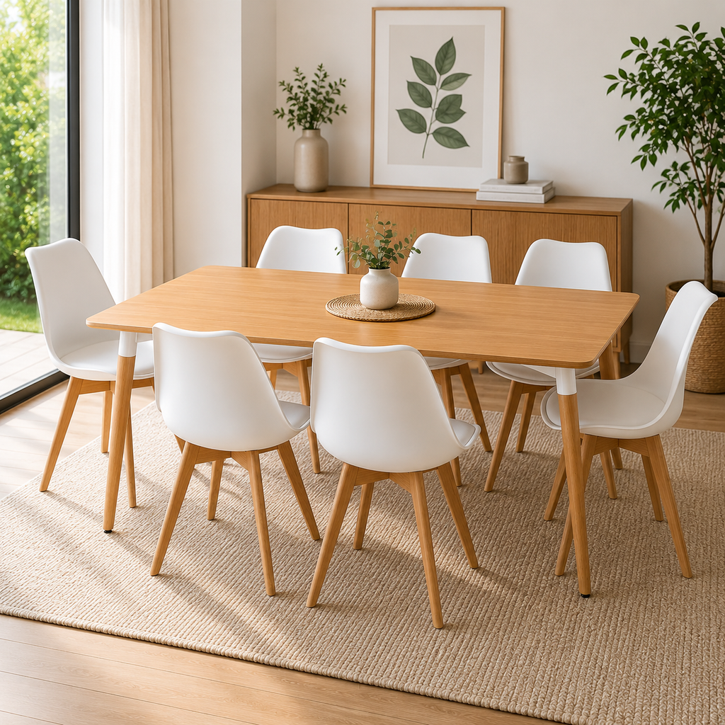 Mesa Eames Rectangular Claisca Madera
