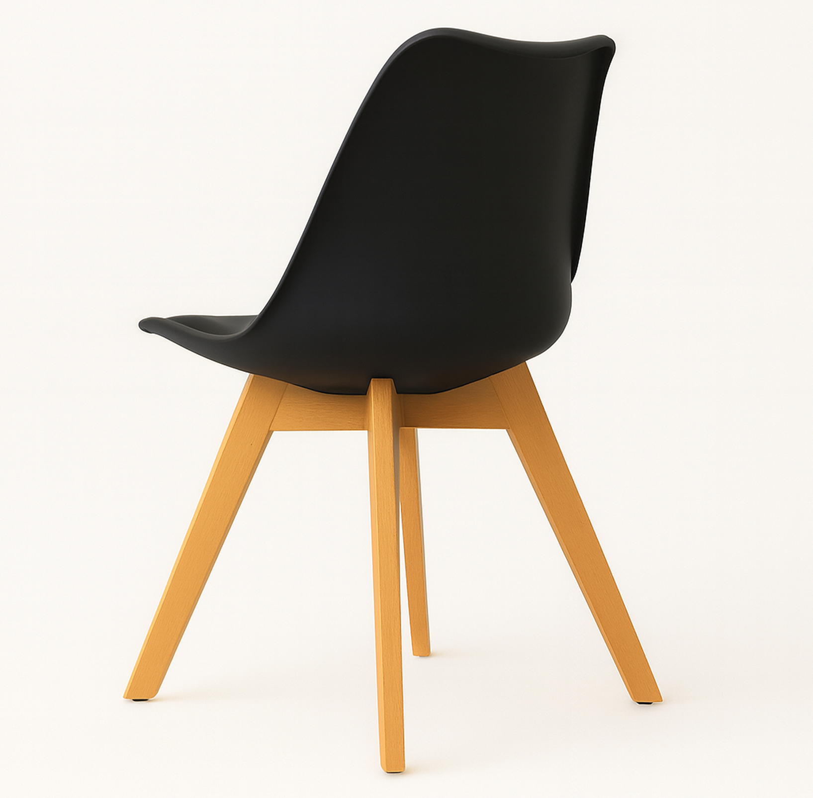 Pack 4 Sillas Tulip Negras | Diseño Moderno y Comodidad Garantizada