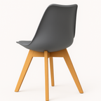 Pack 4 Sillas Tulip Gris | Diseño Moderno y Cómodo