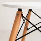 Mesa Eames Redonda Blanca - 120 CM