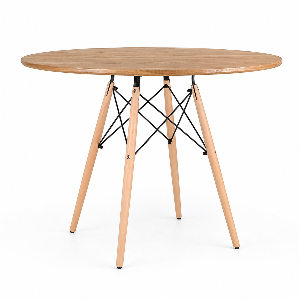 Mesa Eames Redonda Madera - 100 CM