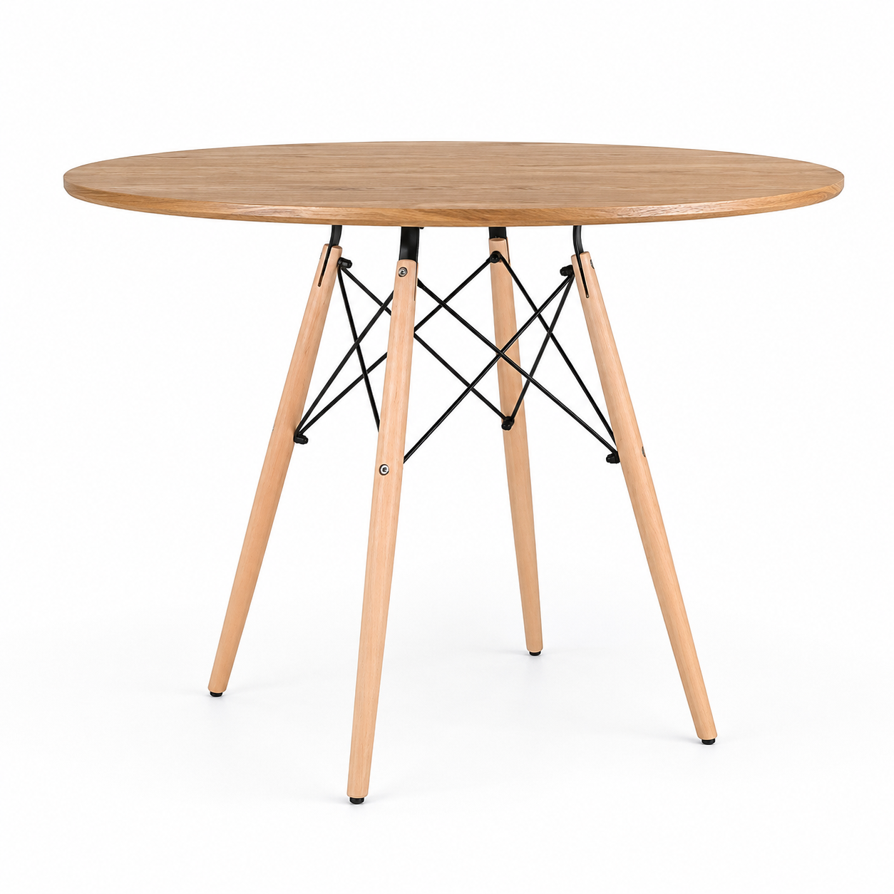Mesa Eames Redonda Madera - 100 CM