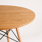 Mesa Eames Redonda Madera - 100 CM
