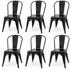 Pack 6 Sillas Tolix Metálicas – Blancas o Negras