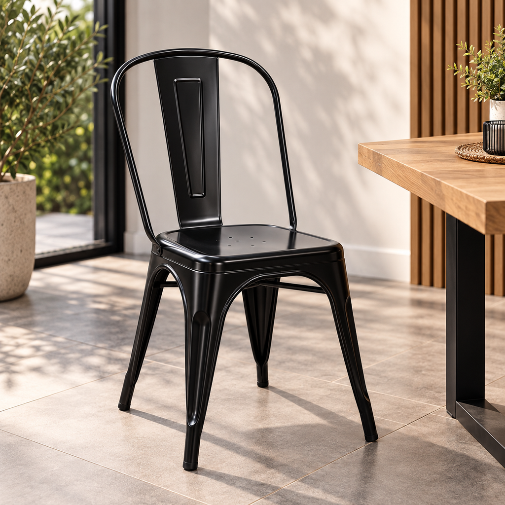 Silla Tolix Metal  | Blanca o Negra