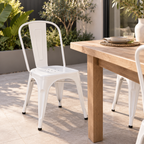 Silla Tolix Metal  | Blanca o Negra