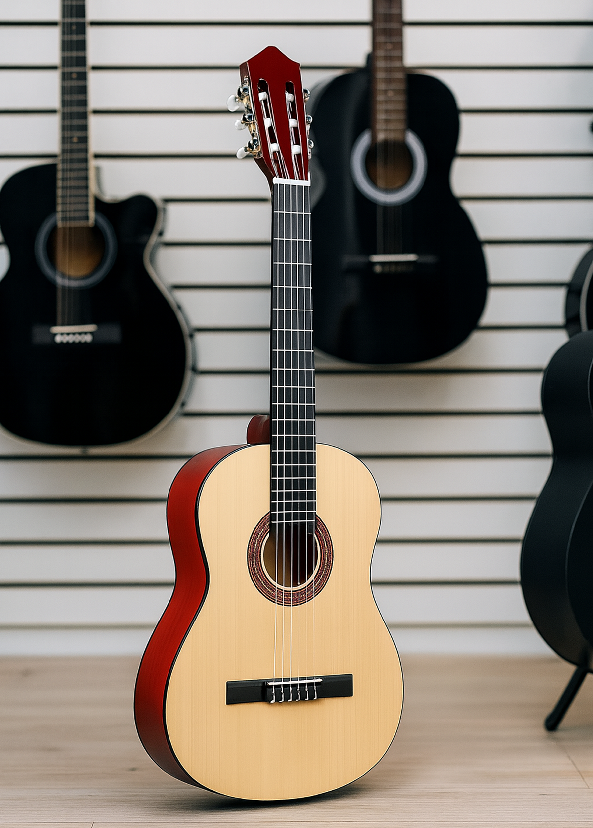 Guitarra Acústica con Accesorios | 39" Clásica Madera