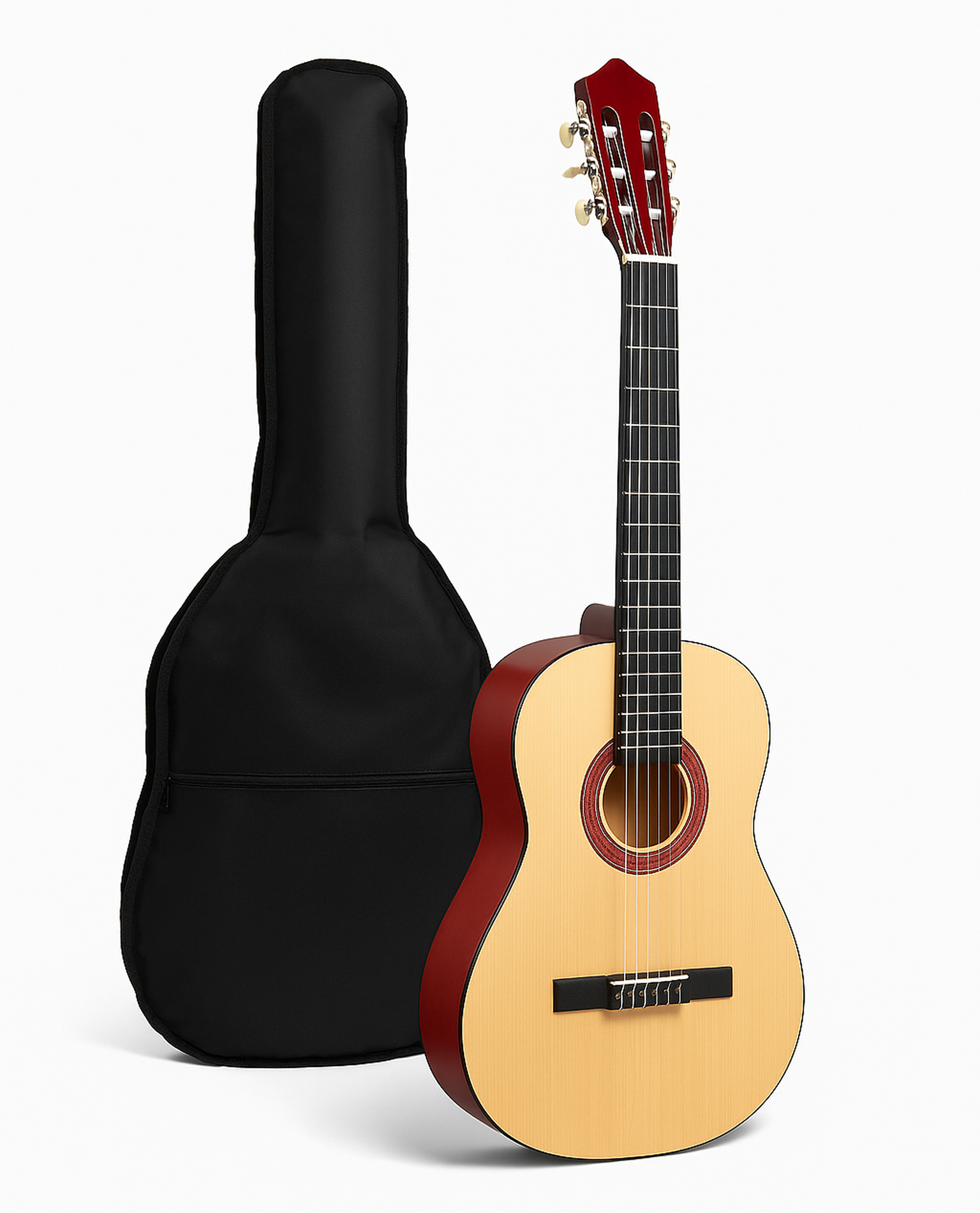 Guitarra Acústica con Accesorios | 39" Clásica Madera