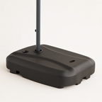 Quitasol Lateral 3 Metros + Base 60L | Sombra UV y Estabilidad Café