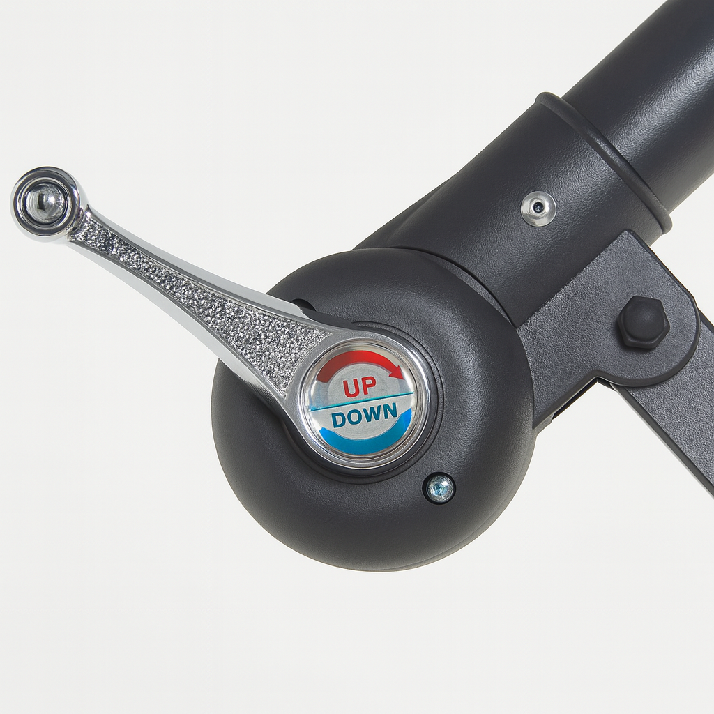 Quitasol Lateral 3 Metros + Base 60L | Sombra UV y Estabilidad Café