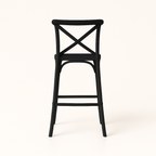 Pack 2 Taburetes Danubio Negro| Diseño Industrial en Polipropileno