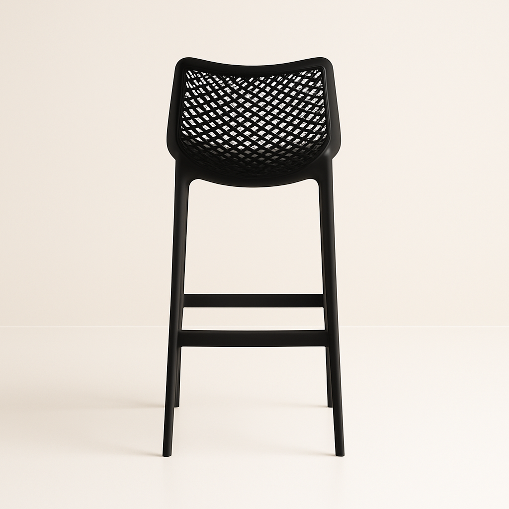 Pack 4 Taburetes Air Berlin | Polipropileno con Protección UV | Ideal para Terrazas