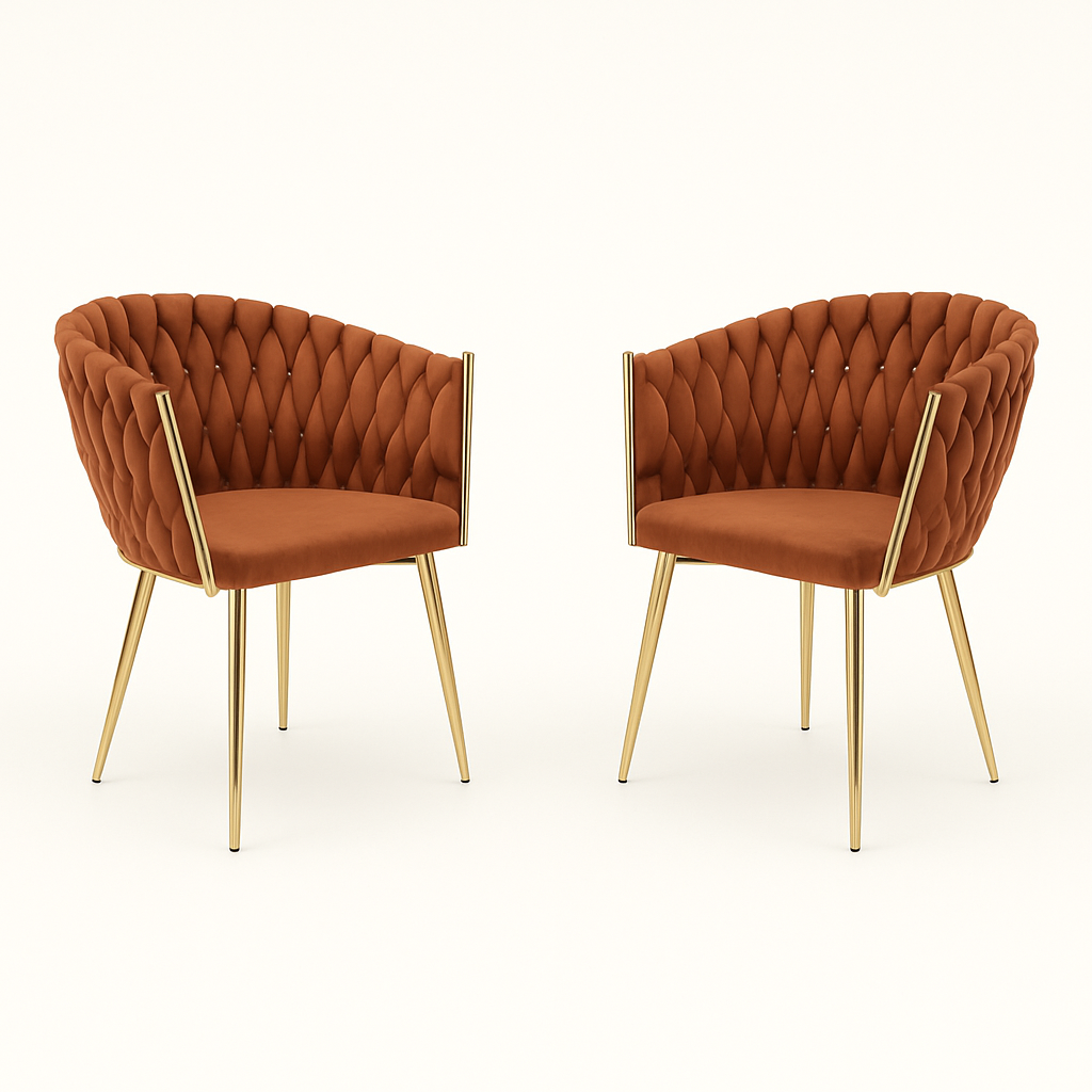 Sitial Queen Poltrona| Diseño Moderno, Acero 113 kg, Dorado