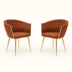 Sitial Queen Poltrona| Diseño Moderno, Acero 113 kg, Dorado